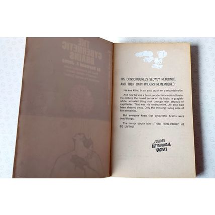 The Cybernetic Brains by Raymond F. Jones (1st edition vintage sci-fi 1969)