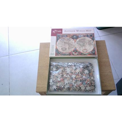 ANTIQUE WORLD MAP Jigsaw Puzzle (1000 Piece) Pomegranate