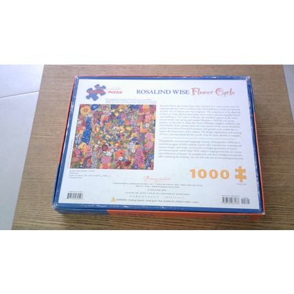 FLOWER CYCLE by Rosalind Wise Jigsaw Puzzle (1000 Piece) Pomegranate