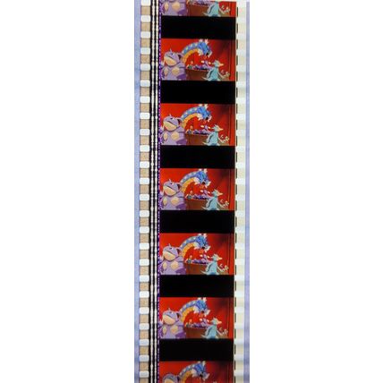 Pokemon . Pk FBP - f0154X . 1 STRIP OF 5 - 35MM FILM CELLS