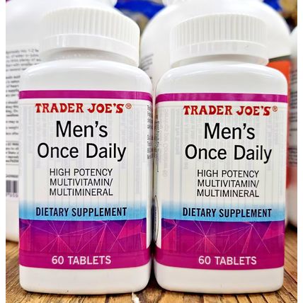 Trader Joe's Men’s Once Daily High Potency Multivitamin/Multimineral (2 Bottles)
