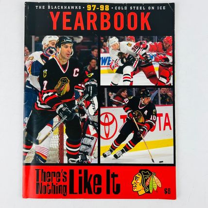 Chicago Blackhawks 1997-1998 Yearbook Magazine