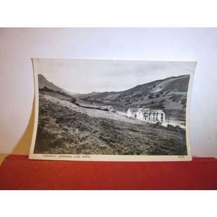 GWERNAN LAKE HOTEL, DONGELLY, DOLGELLAU, WALES used postcard RP 1952 pm =