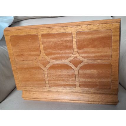 Vintage Wooden Mele Jewellery Box