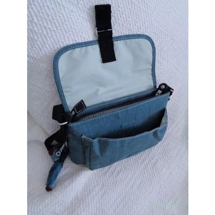 Kipling LOCAL Small Shoulder Cross Body Bag Blue Jean Michela Monkey