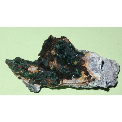 Atacamite - Mt. Gunson Cu Mine, South Australia Mineral - 60x40mm 29g #eb003