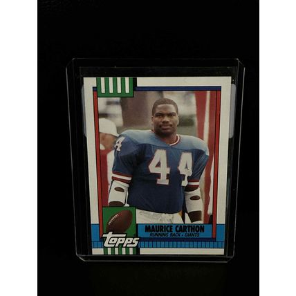 Maurice Carthon #63 | 1990 Topps Football Trading Card