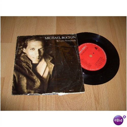 michael bolton, to love somebody. 1992 7" p/s.columbia, 658455 7