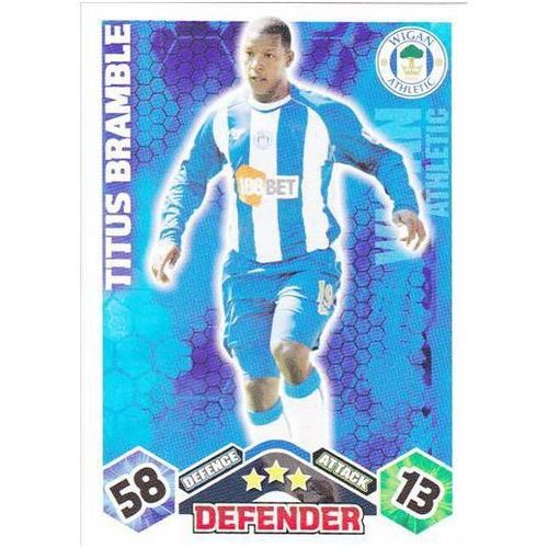 Match Attax 09 - 10 Base Card Wigan Athletic United Titus Bramble