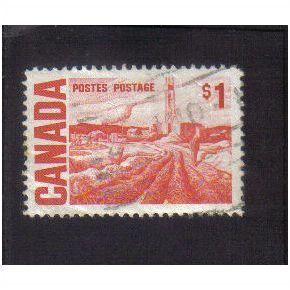 1967 canada oilfield $1 f/u sg590