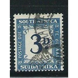 south africa stamp postage due sgd37 3d used cv 17.00