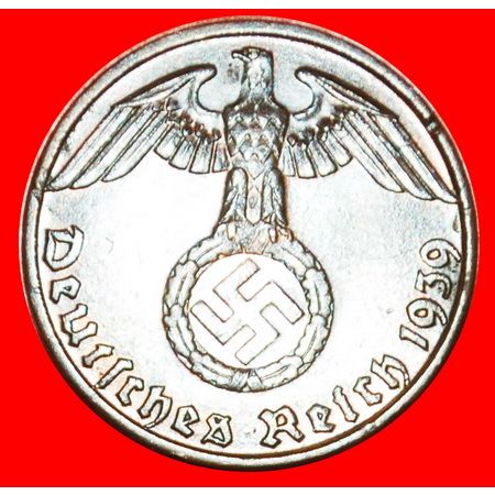 SWASTIKA: GERMANY ★ 1 PFENNIG 1939J! LOW START ★ NO RESERVE!