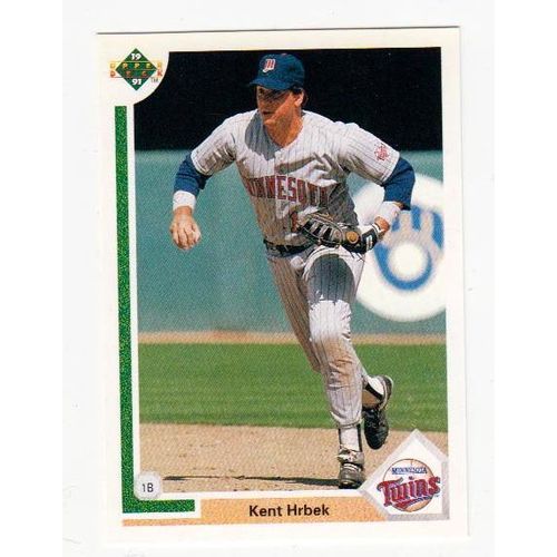 1991 Upper Deck Kent Hrbek baseball card #167 – Twins