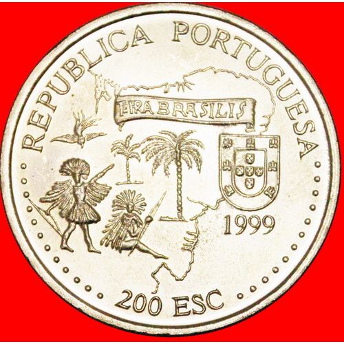 SHIP: PORTUGAL ★ 200 ESCUDOS 1999 UNC MINT LUSTER! LOW START ★ NO RESERVE!