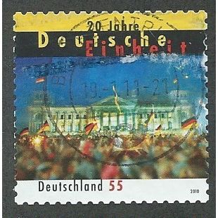 GER 2010 €0.55 (S/A) '20TH ANN REUNIFICATION OF GERMANY' FINE USED (EBID47-705)