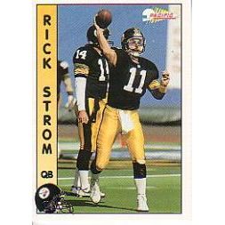 1992 Pacific Football Rick Strom #591 RC