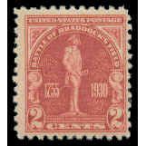 688 2c Battle of Braddock Just Clears MNH M07162