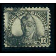 Used 697 17c Woodrow Wilson Barely Clears M09562