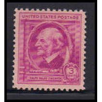 861 3c Ralph Emerson Fine Plus MNH KA2324