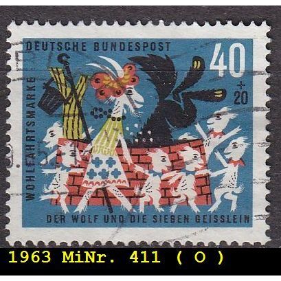 GERMANY BUND [1963] MiNr 0411 ( O/used )