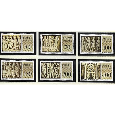 Vatican City Stamps Scott #623 To 628, Mint Never Hinged