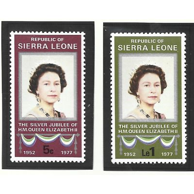 Sierra Leone Stamps Scott #440 To 441, Mint Never Hinged
