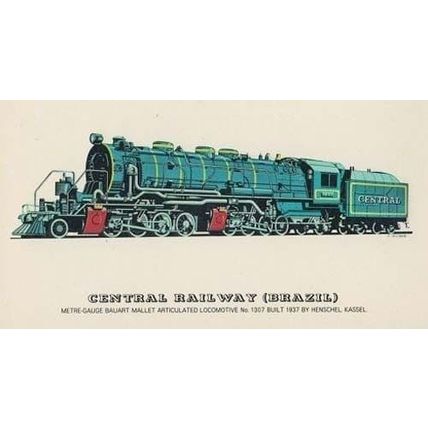 Britannia Class 7P Eastern Railway Region Train Express Pacific Vintage Postcard
