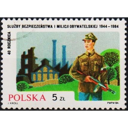 Poland. 1984 5z S.G.2953 Used