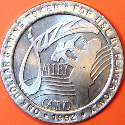 Jazz Alley. $1 Casino Token. Black Hawk, CO. A67.
