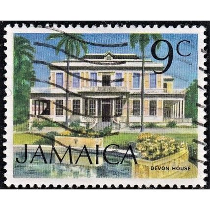 JAMAICA, 1972 9c Devon House, SG 351 (Scott #350), used.