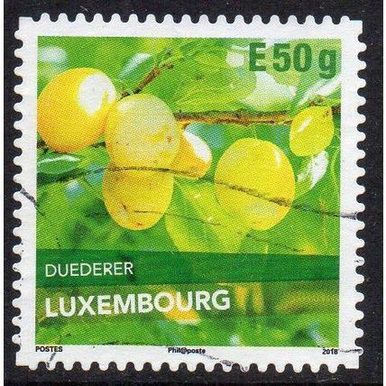 Luxembourg 2018 Plum Varieties of Luxembourg - Duederer E50g Used