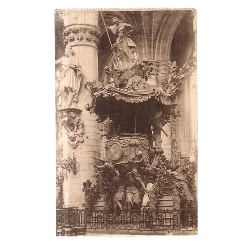 BRUXELLES, COLLEGIALE SS. MICHEL ET GUDULE BELGIUM. unused vintage postcard (B =