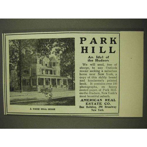 1903 American Real Estate Co. Park Hill Home Ad - NICE