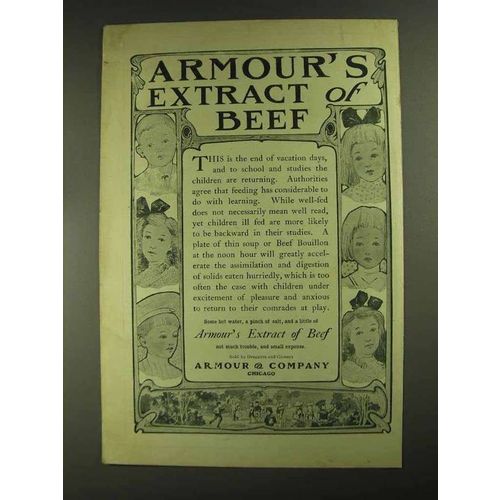 1903 Armour's Extract of Beef Ad