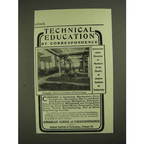 1903 American School of Correspondence Ad - Armour