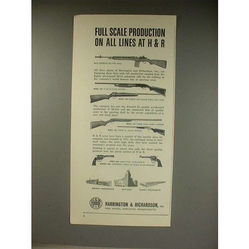 1961 H&R M-14 Rifle, 400 140 480 Shotgun, 750 rifle Ad