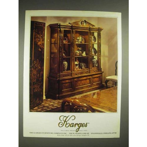 1980 Karges Furniture Ad - Cabinet