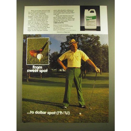 1990 Elanco Rubigan Ad - sweet spot ..to dollar spot (!?/..%!)