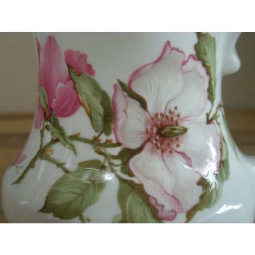 Staffordshire Bone China Wild Dog Rose Jug