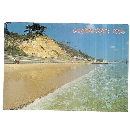 CANFORD CLIFFS, POOLE, DORSET used postcard 2000 postmark =