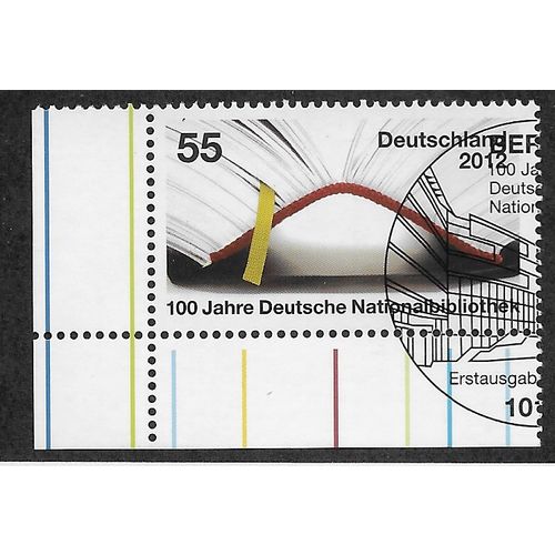 GER 2012 55c 'NATIONAL LIBRARY' (CORNER MARGIN) FINE USED (EBID54-042)