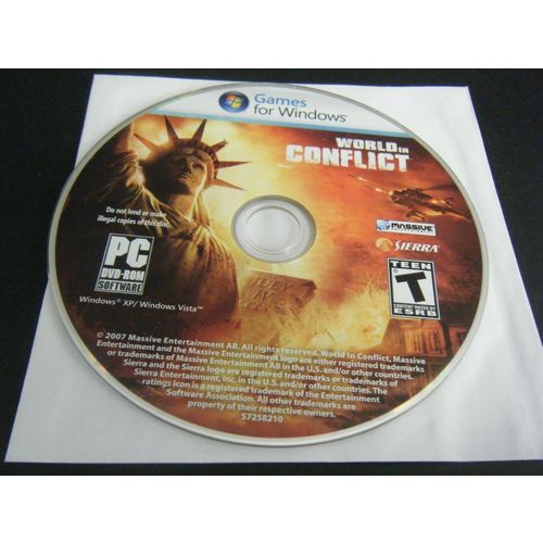 World in Conflict (PC, 2007) - Disc Only!!!