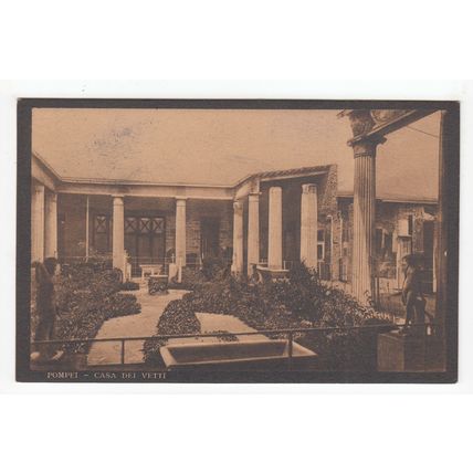 Roman Ruins Ancient City of Pompeii Postcard Italy 134