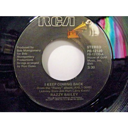 Razzy Bailey-I Keep Coming Back / True Life Country Music-45rpm-1980-VG+