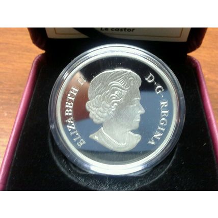 2014 $20 Canada 1 oz. Fine Silver Coin - Baby Beaver