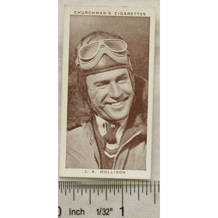1939 Churchmans Kings of Speed No. 8 J. S. Mollison