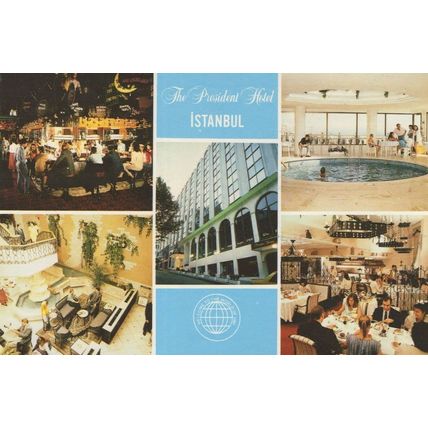 The President Hotel Istanbul Turkey Postcard