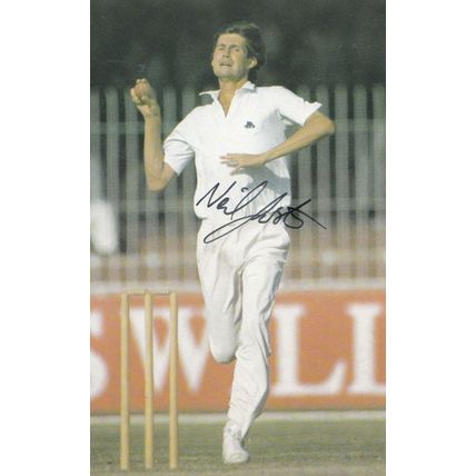 Neil Foster Essex Cricket Hand Signed Limited Edition Photo Postcard