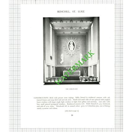 Benchill St Luke's Church - c.1947 Article
