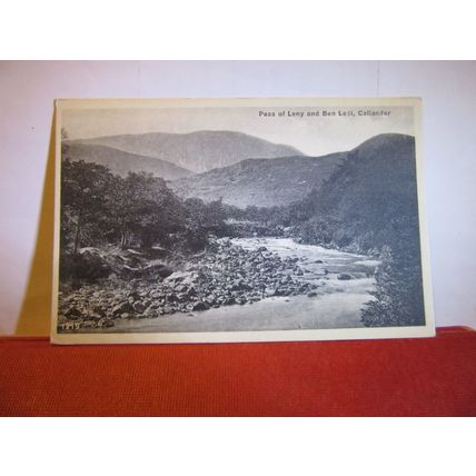 PASS OF LENY, BEN LENDL CALLANDER, STIRLING, SCOTLAND used postcard dated 1930 =
